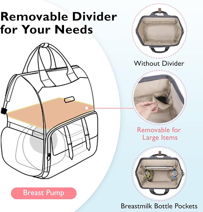 mommore Breast Pump Bag Backpack - Image 2