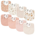 Konssy Muslin Baby Bibs 8 Pack Baby Bandana Drool Bibs Cotton by Konssy