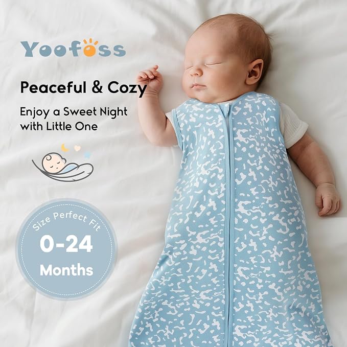 Yoofoss Baby Sleep Sack 18-24 Months 0.5 Tog Wearable Blanket - Image 6