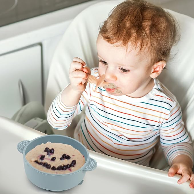 Baby Spoons and Forks Feeding Set, 6 Pack Silicone First Stage Self Feeding - Image 2
