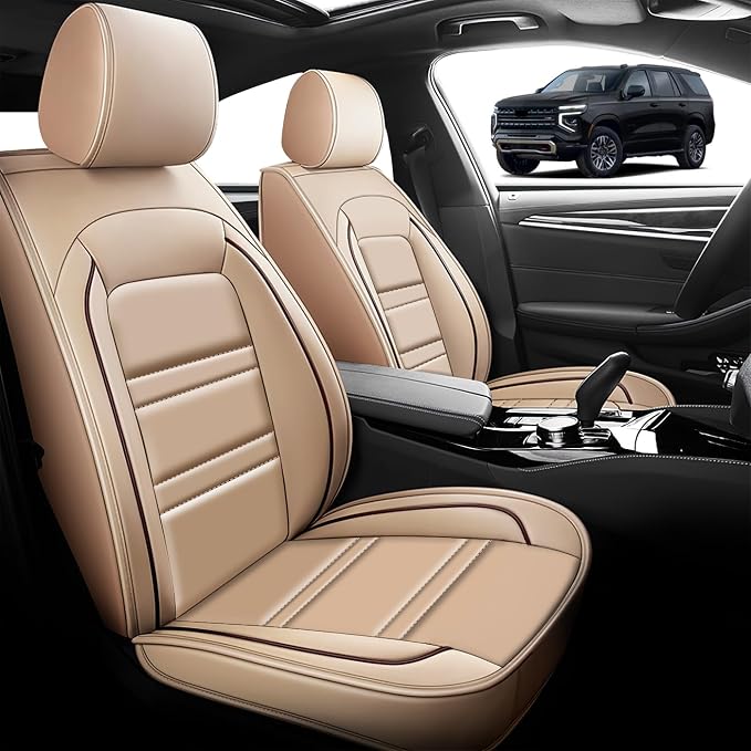 Seat Cover for Tahoe 1995-2025 | Car Seat Covers Front Seats, Waterproof Seat - Image 2