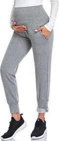 AMPOSH Women's Maternity Pants Stretchy Lounge Workout Pants Casual Loose Comfy by AMPOSH