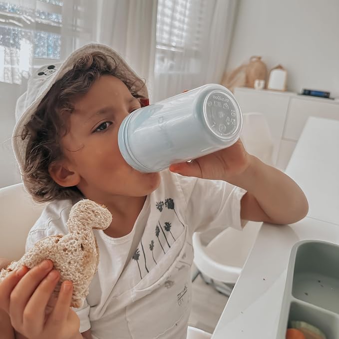 nouka Insulated and Non-Spill Sippy Cup | Leak Proof and Easy Grip | Keeps - Image 6