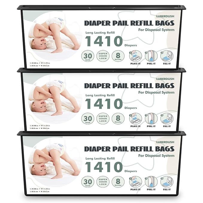 Diaper Pail Refill Bags by Unknown