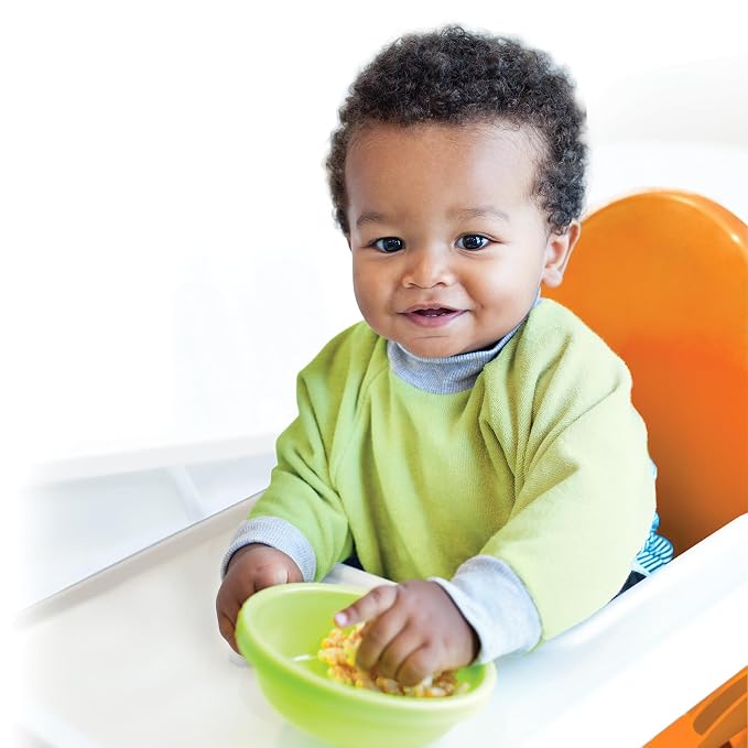 Kiddologic Bibit-all Baby Feeding Bib, Long Sleeves - Image 3