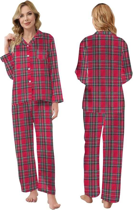 Schbbbta Family Matching Pajamas Holiday Sleepwear Long Sleeve Pjs Sets - Image 5