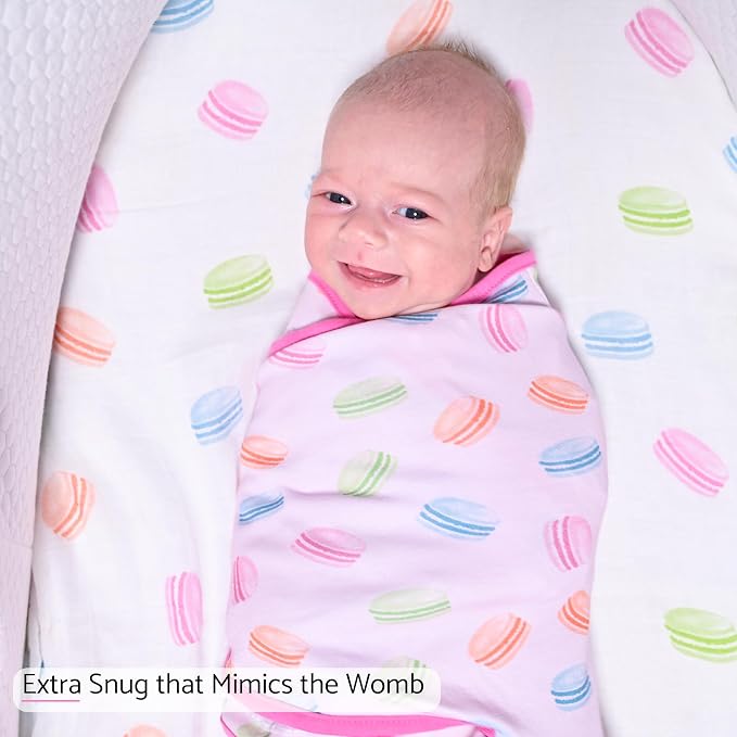 LollyBanks Baby Swaddles 100% Organic Cotton, 3-6 Months Baby Girl Swaddles - Image 3