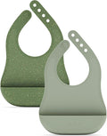Lalo The Bib - Waterproof, Non-Toxic Silicone Baby Bib by Lalo
