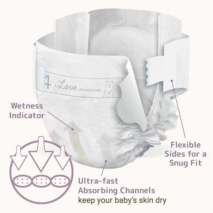 Bambo Nature Hypoallergenic Baby Diapers, Eco-Labelled Sustainable Diapers - Image 3