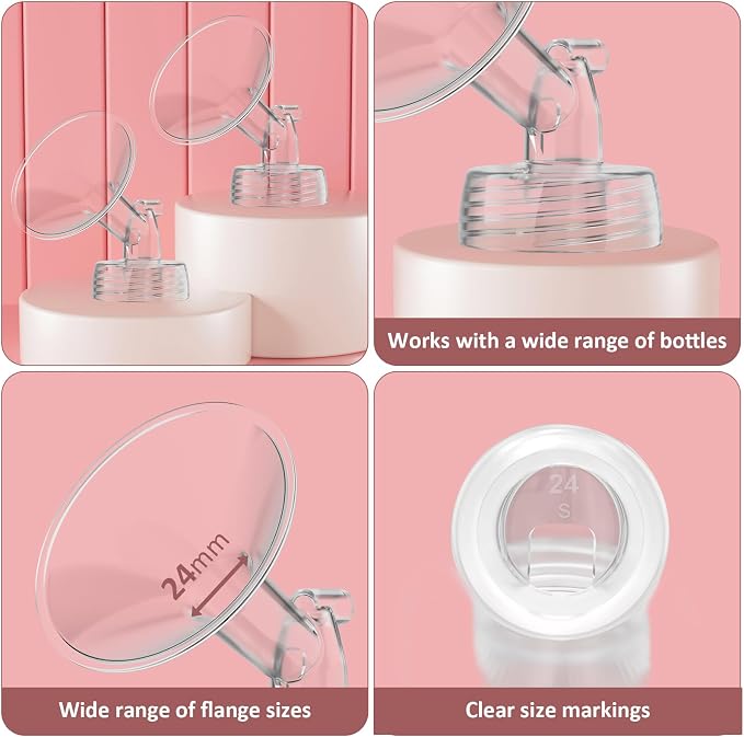 19mm Flanges Compatible with Spectra S2 S1 9 Plus Synergy Gold Breastpump - Image 4
