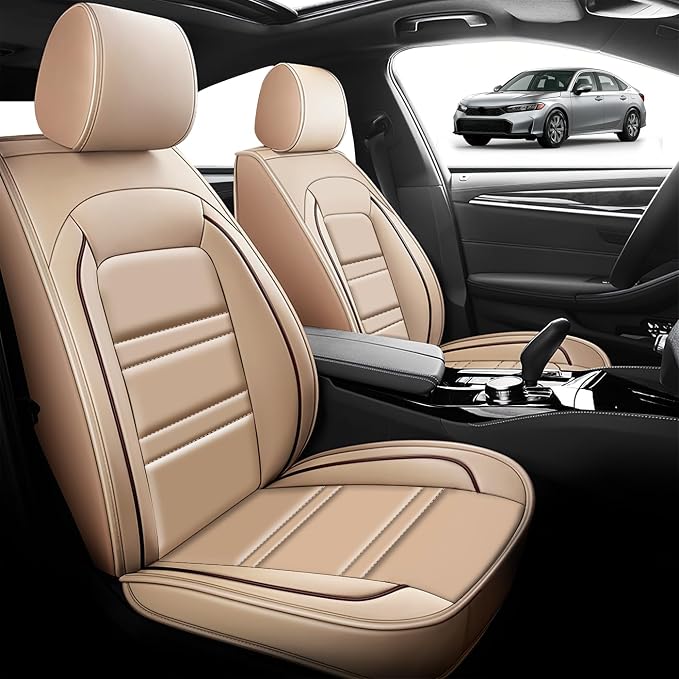 Seat Cover for Honda Civic 2001-2025 | Car Seat Covers Front Seats, Waterproof - Image 2