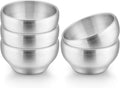 LIANYU 12 Ounce Stainless Steel Bowls Set of 5, Children Kids Toddlers Bowls Set by LIANYU