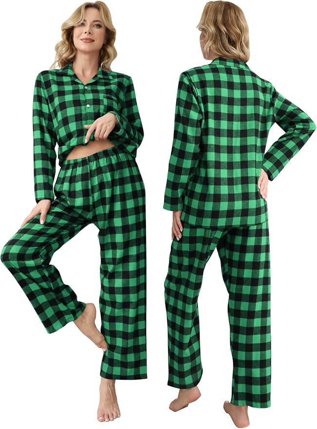 Schbbbta Family Matching Pajamas Holiday Sleepwear Long Sleeve Pjs Sets - Image 5