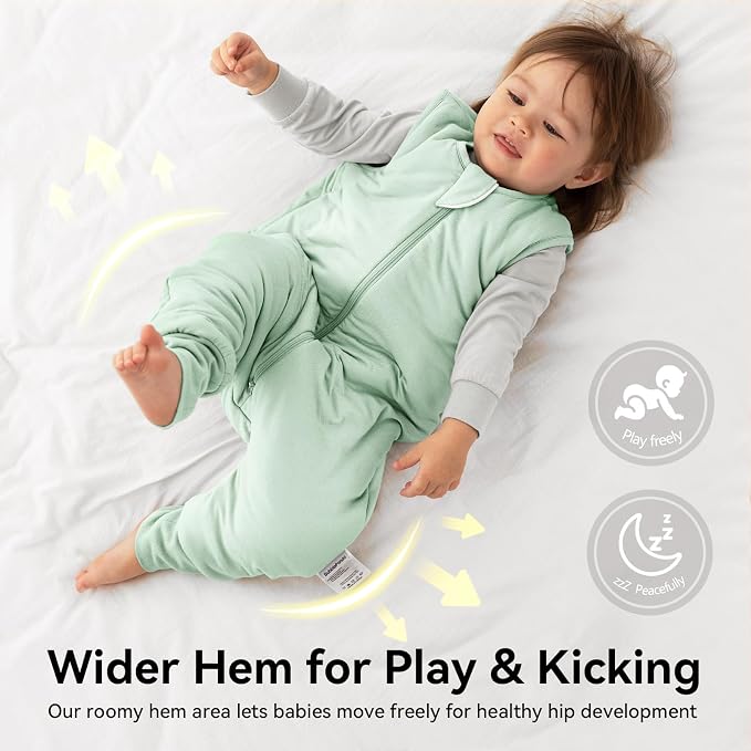 Rayon Made From Bamboo Sleep Sack 3t-4t 0.5 Tog Ultra Soft Summer Toddler Sleep - Image 5