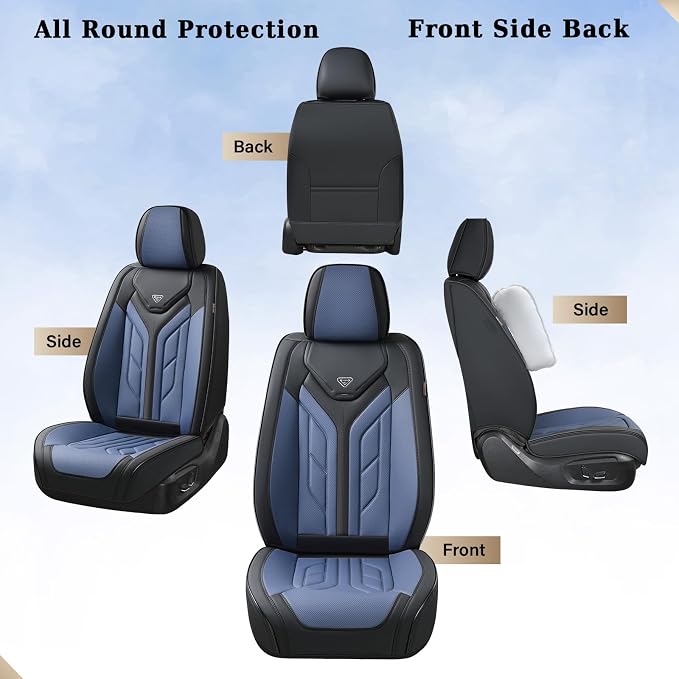 Coverado Car Seat Covers Full Set, Automotive Seat Covers Car Seat Protector - Image 7