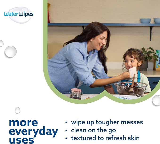 WaterWipes Sensitive+ Baby & Toddler Wipes, 3-In-1 Cleans, 99.9% Water - Image 6