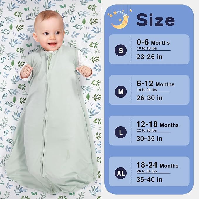 Baby Sleep Sack 12-18 Months Baby Wearable Blanket 100% Rayon Cotton 2-Way - Image 6