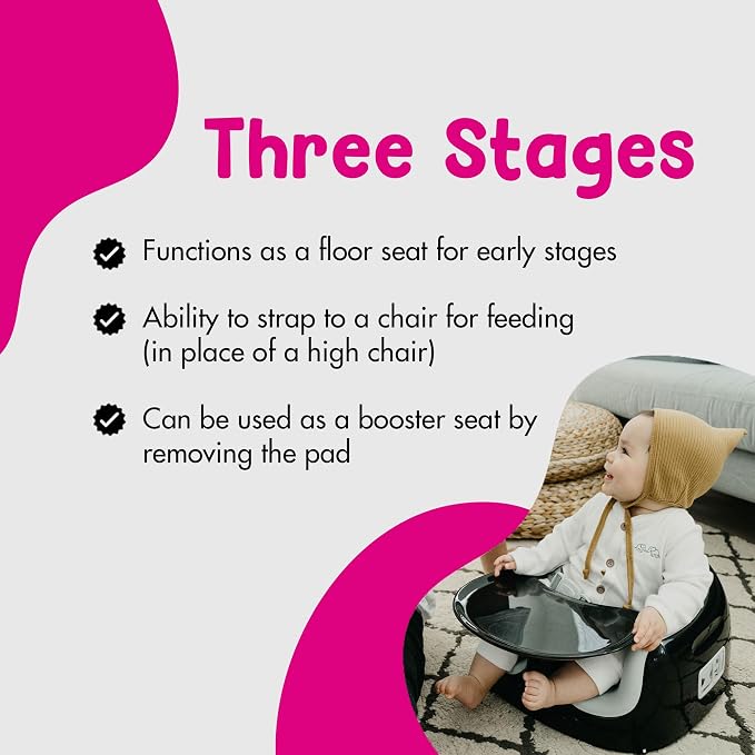 Bumbo 2 Pack 3-in-1 Multi-Seat for 6 to 36 Months, Travel Baby Feeding and Play - Image 5