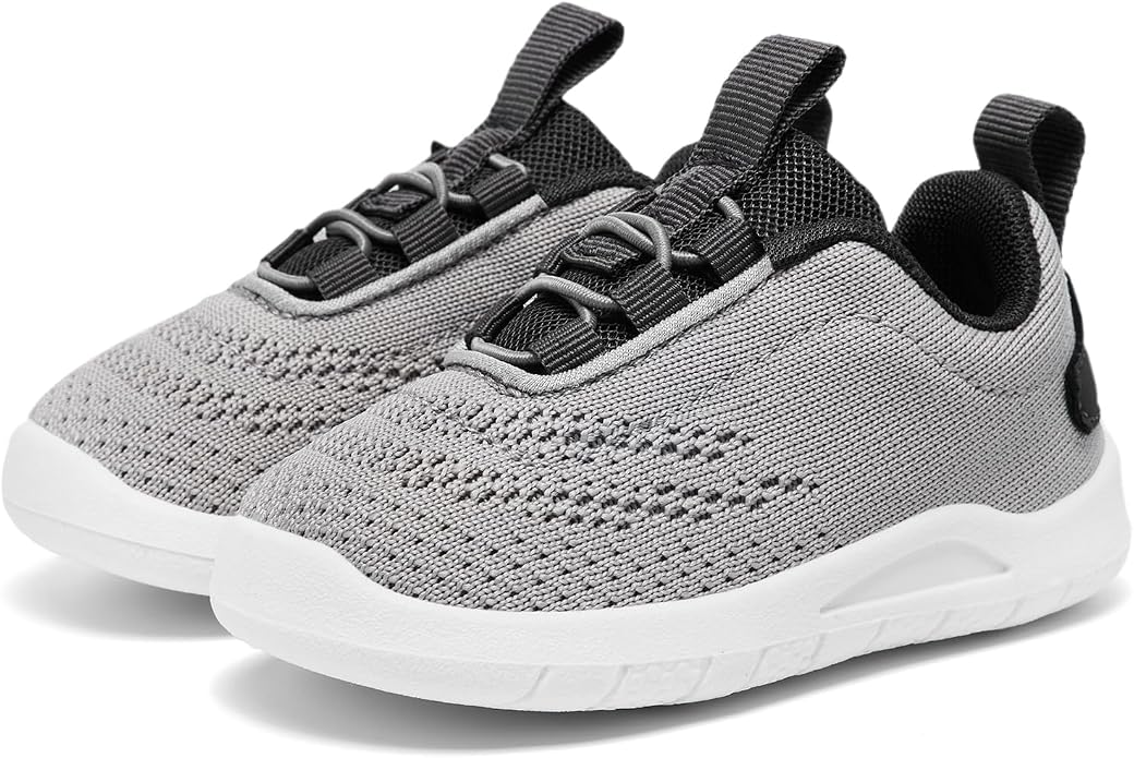MORENDL Toddler Slip On Sneakers Baby Walking Shoes Non-Slip Breathable Unisex by MORENDL