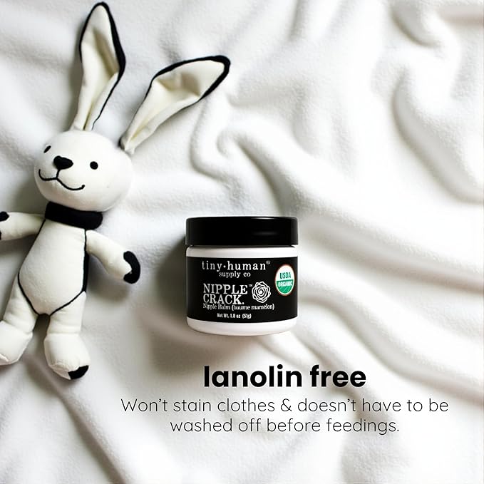 Organic Nipple Cream, Nipple Crack Lanolin Free Nipple Butter, Balm - Image 2