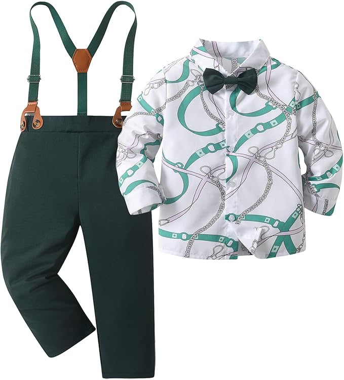 Boarnseorl Baby Boys Pants Sets, Toddler Gentleman Outfits, Infant Long Sleeve by Boarnseorl