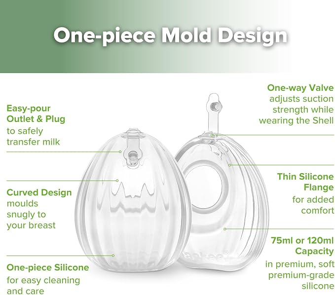 haakaa Wearable Breast Pump, Silicone Shell Breast Pump - Image 4