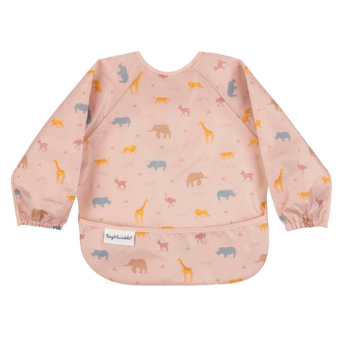 Tiny Twinkle Long Sleeve Bib for Babies & Toddlers – Waterproof Smock Bib for by TinyTwinkle