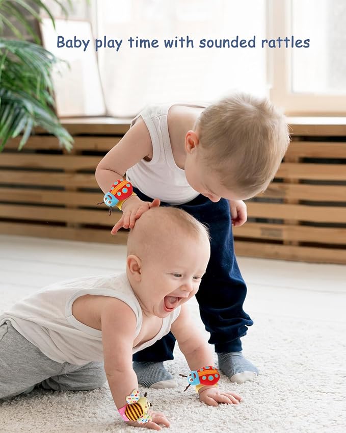 Wrist Rattles Foot Finder Rattle Toy - Image 12