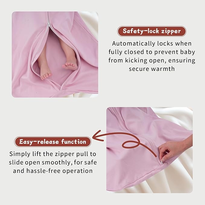 Baby Sleep Sack 12-18 Months Baby Wearable Blanket 100% Cotton TOG 0.5 2-Way - Image 3
