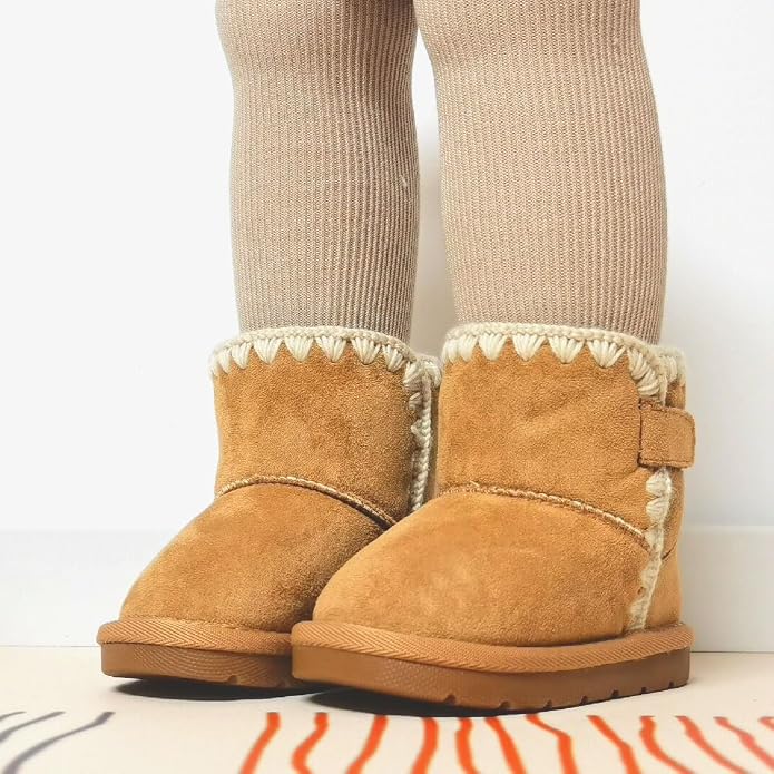 Baby Boots Winter Snow Booties Infant Boys Girls Outdoor Warm Shoes - Image 2
