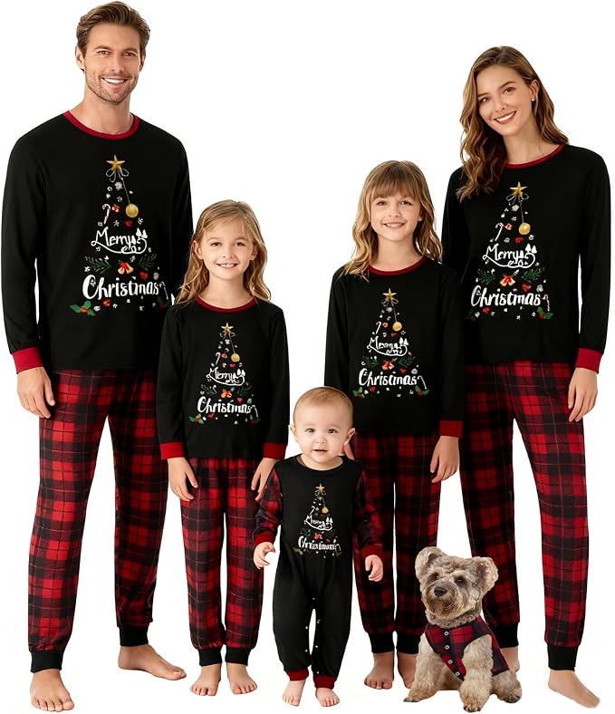 Awoscut Family Christmas Pajamas Matching Pajamas by Awoscut