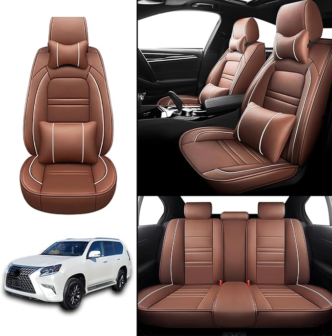 Car Seat Covers for Lexus Car gx460 2010-2023 | 5-Seats Seat Covers, Waterproof - Image 2