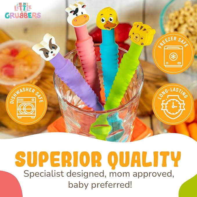 3-in-1 Silicone Baby Spoon Self Feeding 6+ Months - Image 6