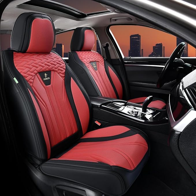 FLORICH Leather Seat Covers Automotive Seat Covers Car Seat Covers Full Set Car - Image 2