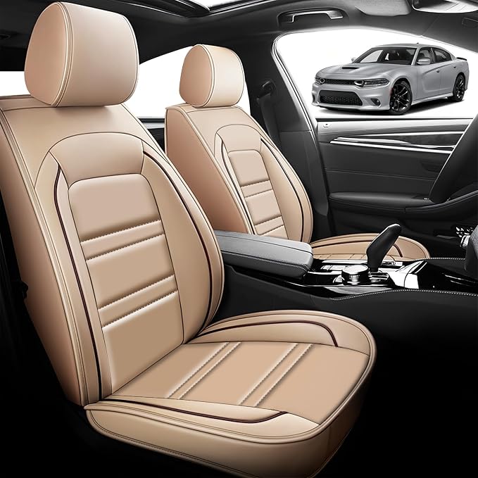 Seat Cover for Dodge Charger 2006-2023 | Car Seat Covers Front Seats, - Image 2