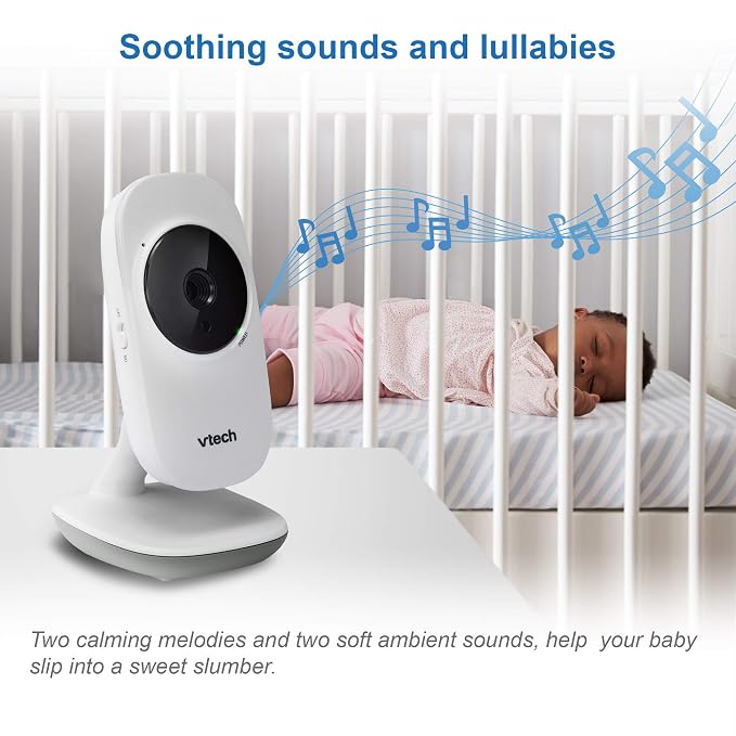 VTech VM350 Baby Monitor, 1000ft Long Range, Night Vision, 2-Way Talk, Secured - Image 10