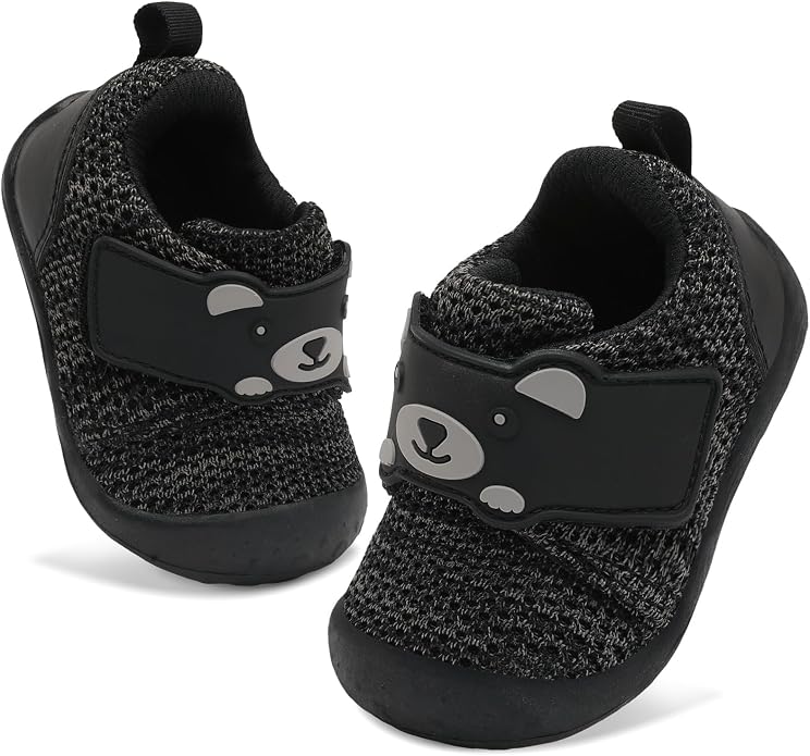 FEETCITY Baby Walking Shoes Wide Baby Shoes Boys Girls Infant Sneakers Crib by FEETCITY