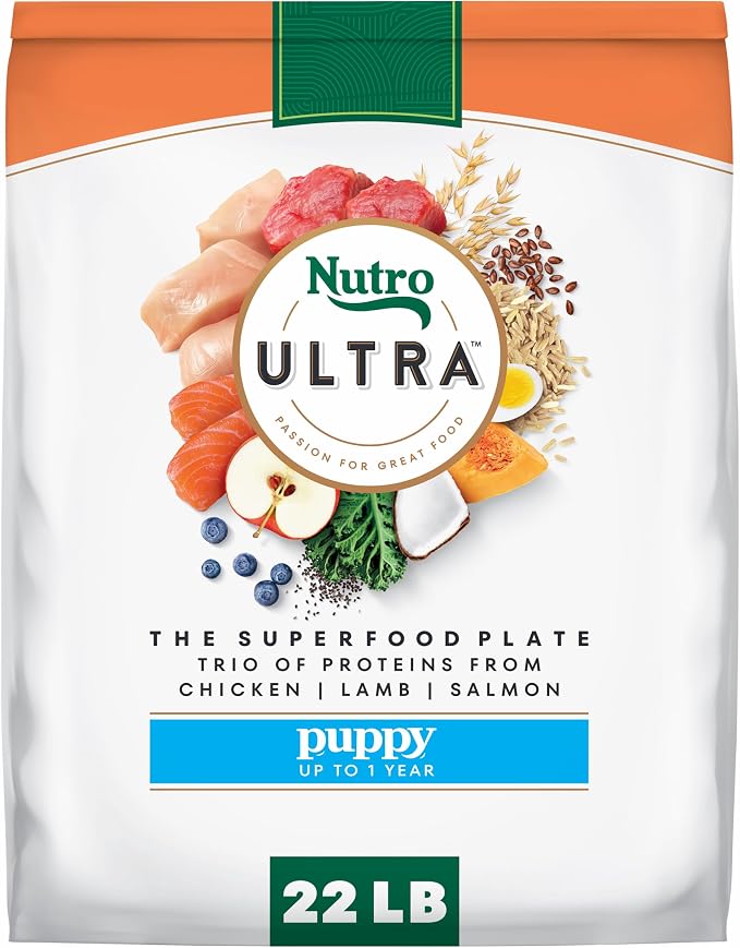 Nutro Ultra High Protein Dry Puppy Food, Trio of Proteins from Chicken by Nutro