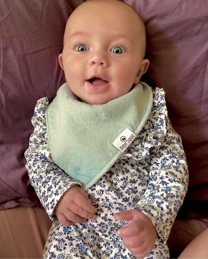 DiaperSquad's Baby Bibs for Drooling and Teething, Bibs for Boys, Baby Girl - Image 6