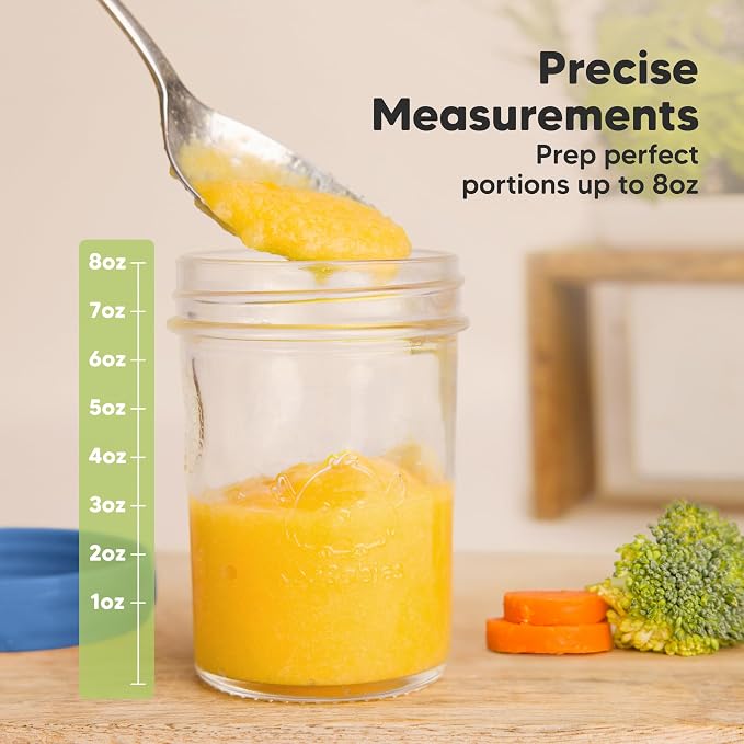 KeaBabies 4pk 8oz Glass Baby Food Containers - Image 4