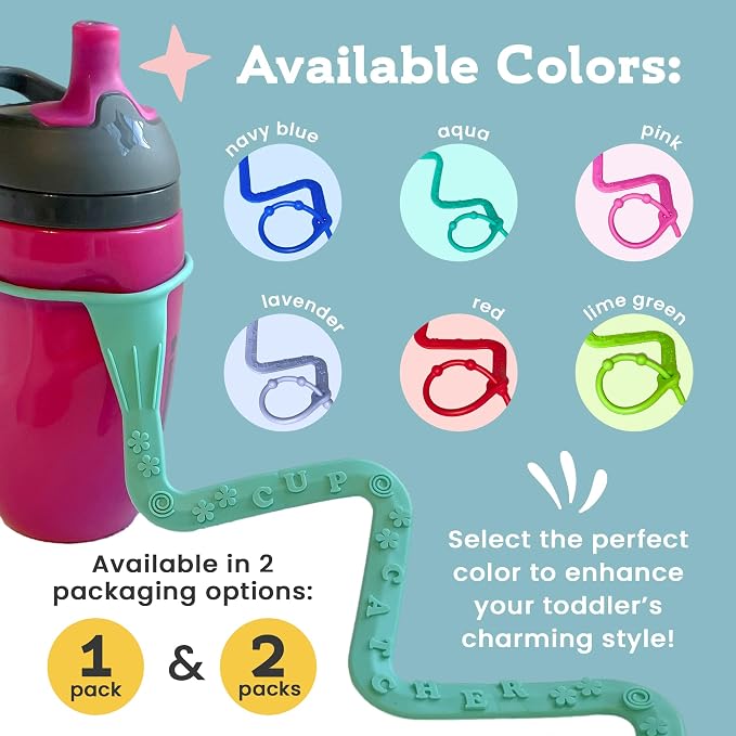 Brilli Baby Cup Catcher Patented Safety Tether Strap, Attach Sippy Cups - Image 3