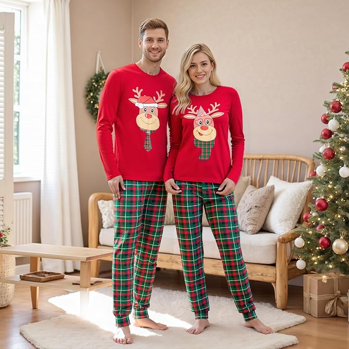 Awoscut Family Christmas Pajamas Matching Pajamas - Image 3