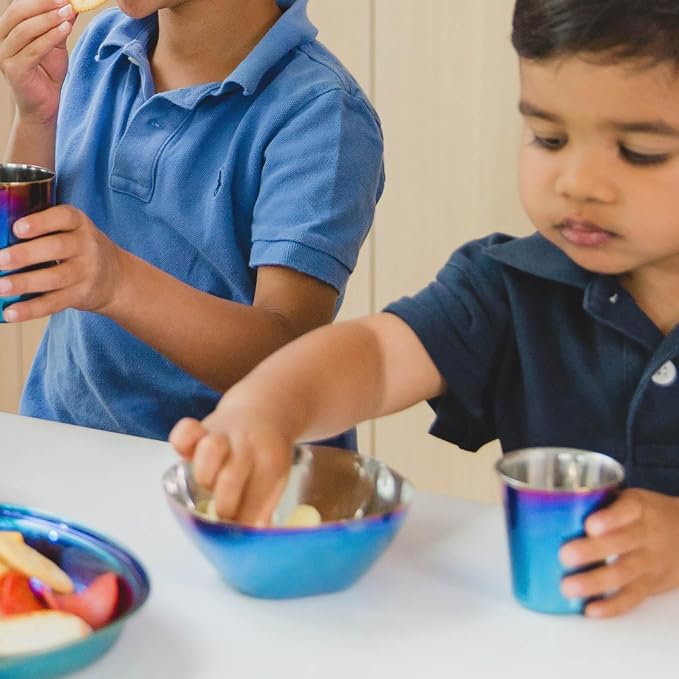 Ahimsa Stainless Steel Bowls for Kids | Non Toxic, Pediatrician Designed - Image 7