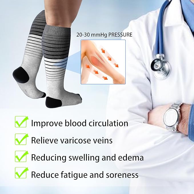 LEVSOX Viscose Made from Bamboo Compression Socks - Image 6