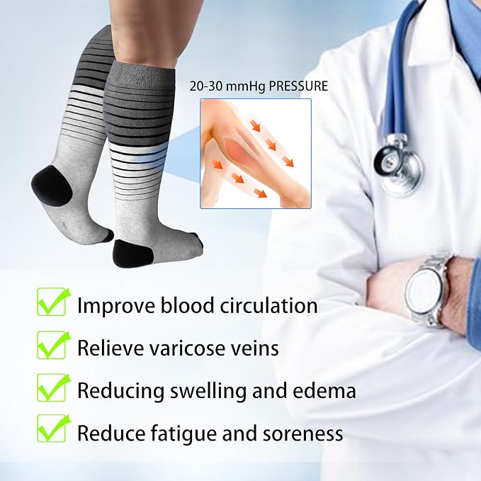 LEVSOX Viscose Made from Bamboo Compression Socks - Image 6