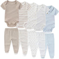 Unisex Baby Boy Girl Pants Sets 10 pack Cotton Casual New born Clothes Comfort by JELYLOVE