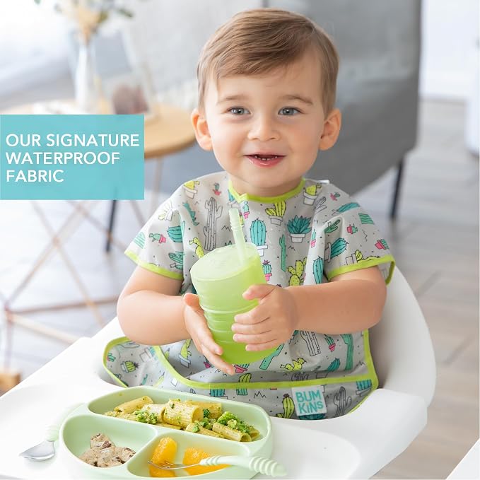 Bumkins Bibs - Toddler Bibs, Waterproof, Large - Image 3