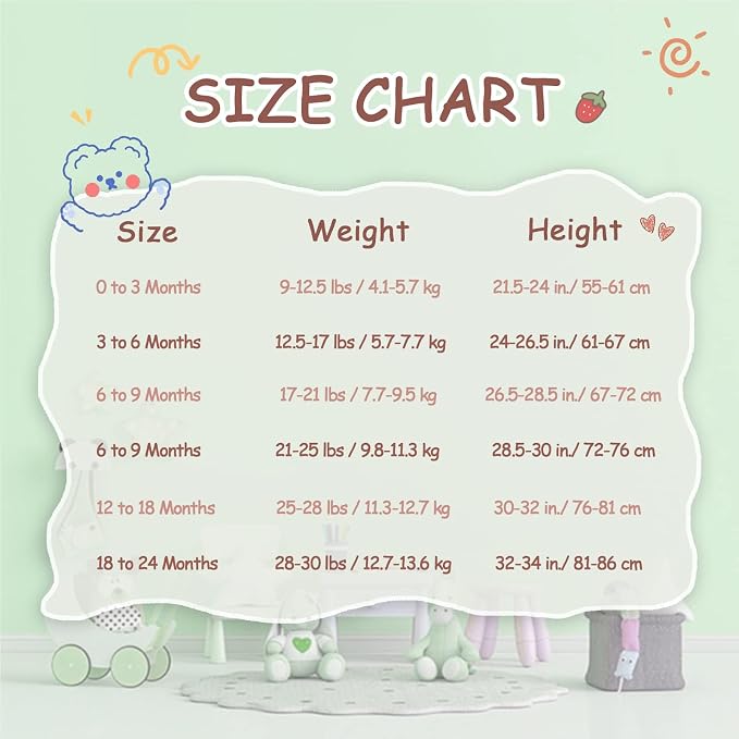 Jimonda Bamboo Baby Bodysuit Long Sleeve Infant Romper Soft Boy Girl Unisex - Image 7
