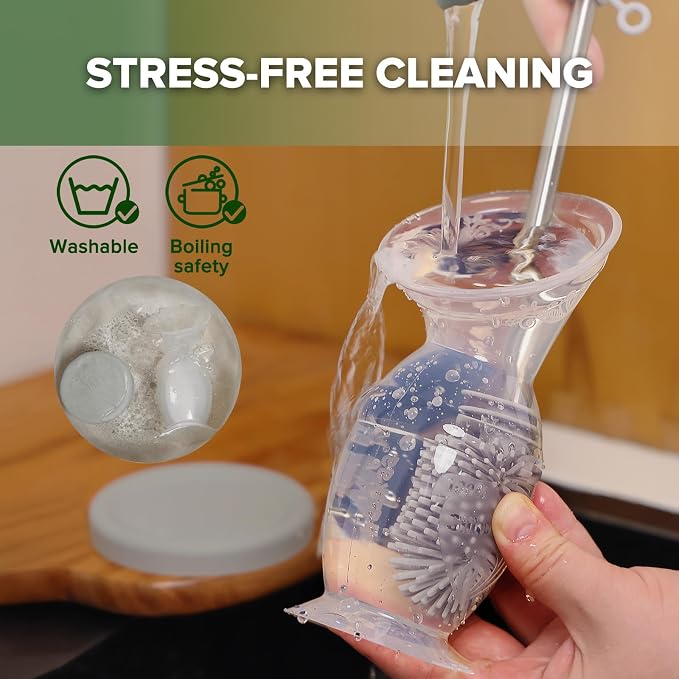 haakaa Manual Breast Pump & Silicone Cap Combo - Image 7