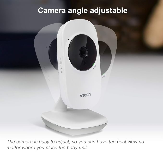 VTech VM350-2 Baby Monitor, 2 Cameras, 1000ft Range, Night Vision, 2-Way Audio - Image 14